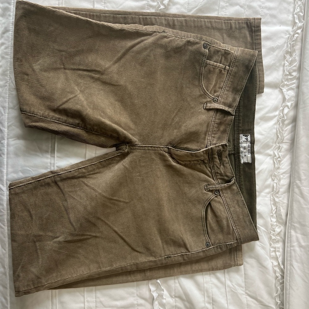 NWOT Free People Low Rise Straight Leg Corduroy Pant